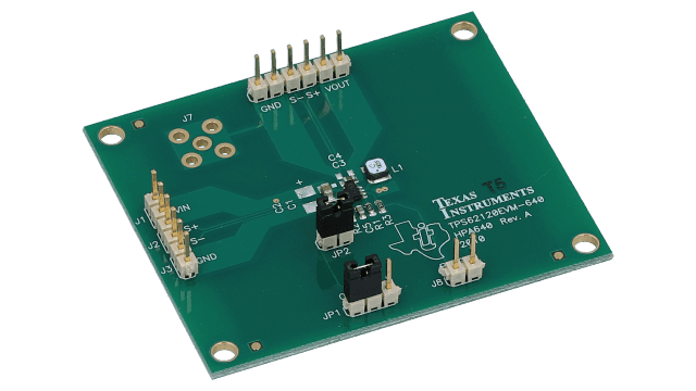 TPS62120EVM-640 TPS62120 评估模块 angled board image