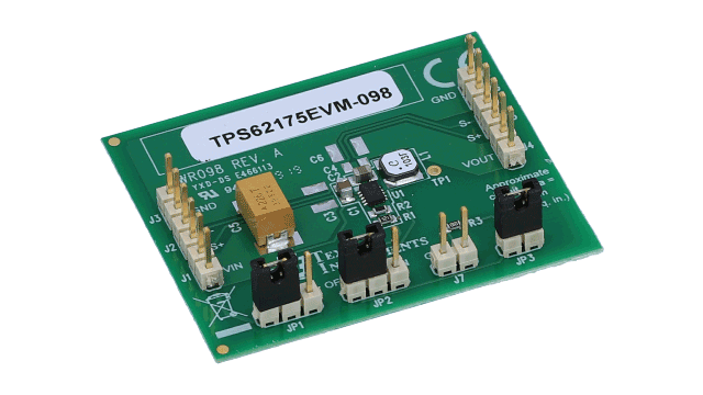 TPS62175EVM-098 TPS62175EVM-098 评估模块 angled board image