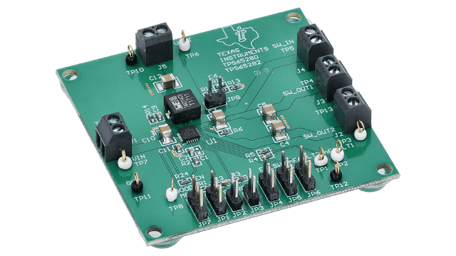 TPS65282EVM TPS65282 降压控制器评估模块 angled board image