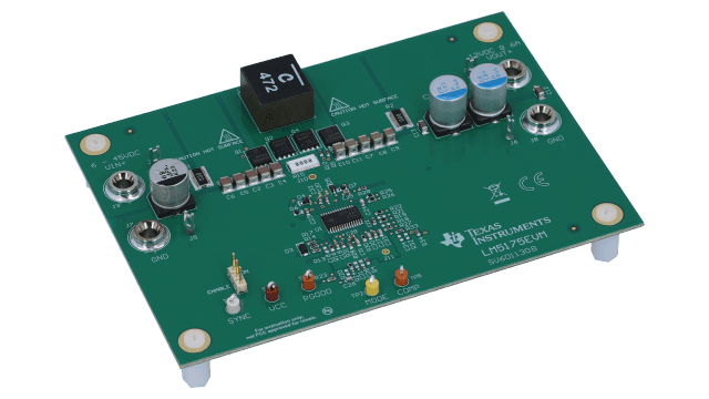 LM5175EVM LM5175EVM 宽输入电压单电感降压-升压控制器评估模块 angled board image
