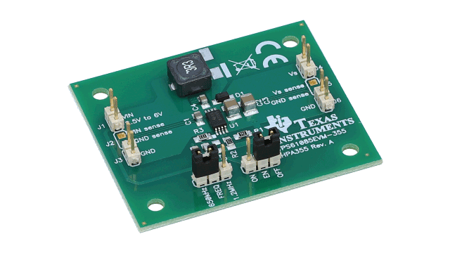 TPS61085EVM-355 TPS61085 评估模块 angled board image