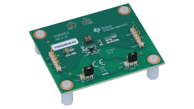 TPS630240EVM-553 TPS63024 降压/升压稳压器评估模块 angled board image