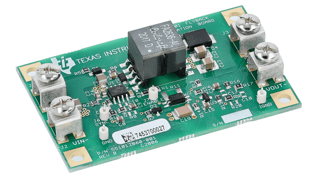 LM5001ISOEVAL/NOPB 宽输入电压开关模式稳压器评估模块 angled board image