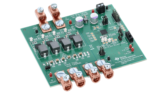 TPS53647EVM-710 TPS53647 具有 PMBus 接口的 4 相、D-CAP+TM 降压控制器 EVM，用于 ASIC 电源或高 angled board image