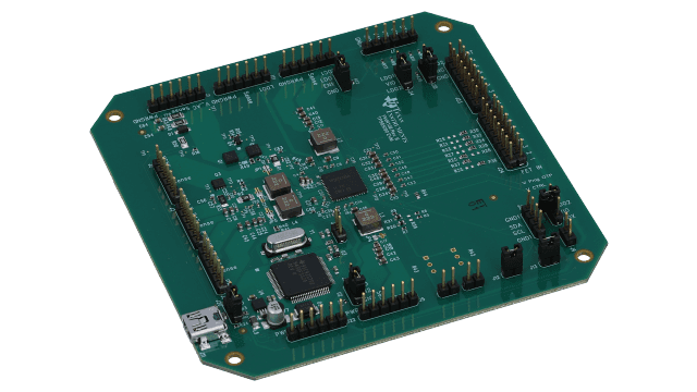 TPS65090EVM 具有用于 2-3 节串联电池的开关模式充电器的前端 PMU 评估模块板 angled board image