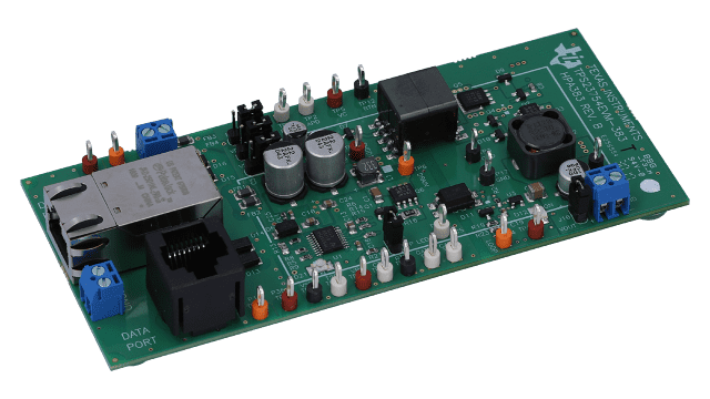 TPS23754EVM-383 用于 TPS23754 的 33-57V 输入电压、12V 输出电压高功率评估模块 angled board image