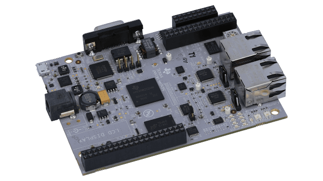 TMDSICE3359 - AM3359 工业通信引擎 (angled board image)