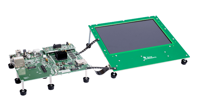 TMDSLCD1EVM - 1280x800 LCD 显示附件套件 (angled board image)