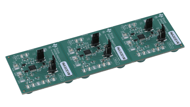 INA303EVM INA303 高速高精度电流检测放大器评估模块 angled board image
