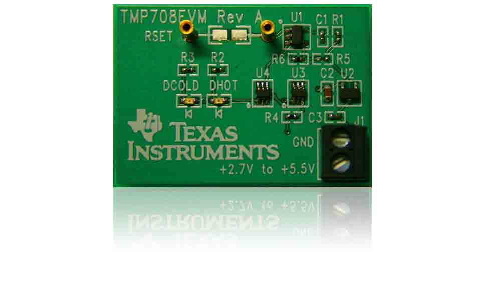 TMP708EVM TMP708 Evaluation Module top board image
