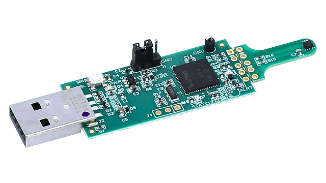 TMP117EVM TMP117 数字温度传感器评估模块 angled board image