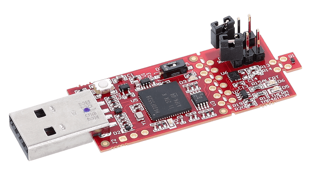 TMP461EVM TMP461 温度传感器评估模块 angled board image