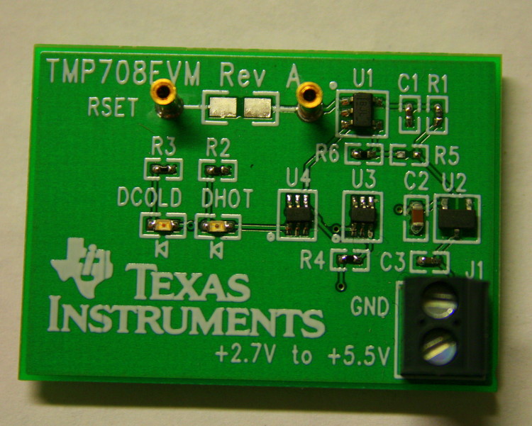 TMP709EVM TMP709 Evaluation Module top board image