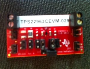 TPS22963CEVM-029 TPS22963C 评估模块 top board image