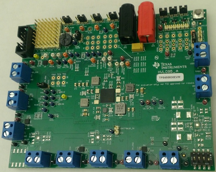 TPS650830EVM-095 TPS650830 评估模块 top board image
