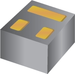 CSD13380F3 采用 0.6mm x 0.7mm LGA 封装、具有栅极 ESD 保护的单路、76mΩ、12V、N 沟道 NexFET™ 功率 MOSFET | YJM | 3 | -55 to 150 package image