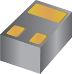 CSD13381F4T 采用 1mm x 0.6mm LGA 封装、具有栅极 ESD 保护的单通道、180mΩ、12V、N 沟道 NexFET™ 功率 MOSFET | YJC | 3 | -55 to 150 package image