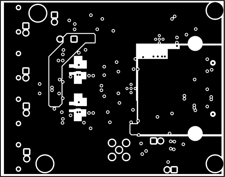  ADS9224REVM-Leiterplatten-Schicht 3: Stromebenen