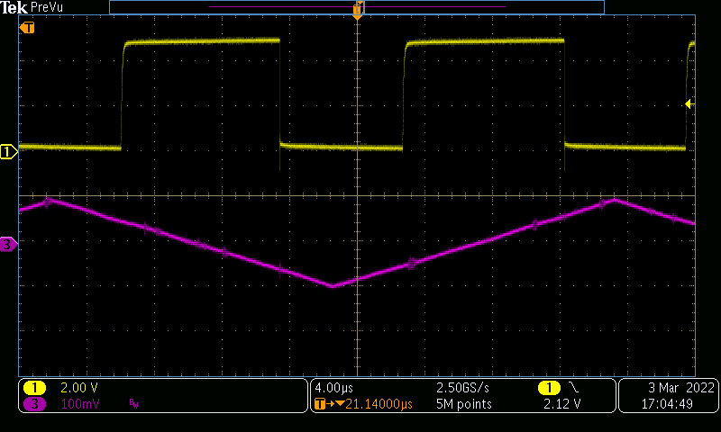  Wellenform der Überstromschutzschaltung