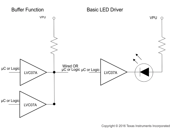 SN74LVC07A app_sche_SN74LV07A.gif