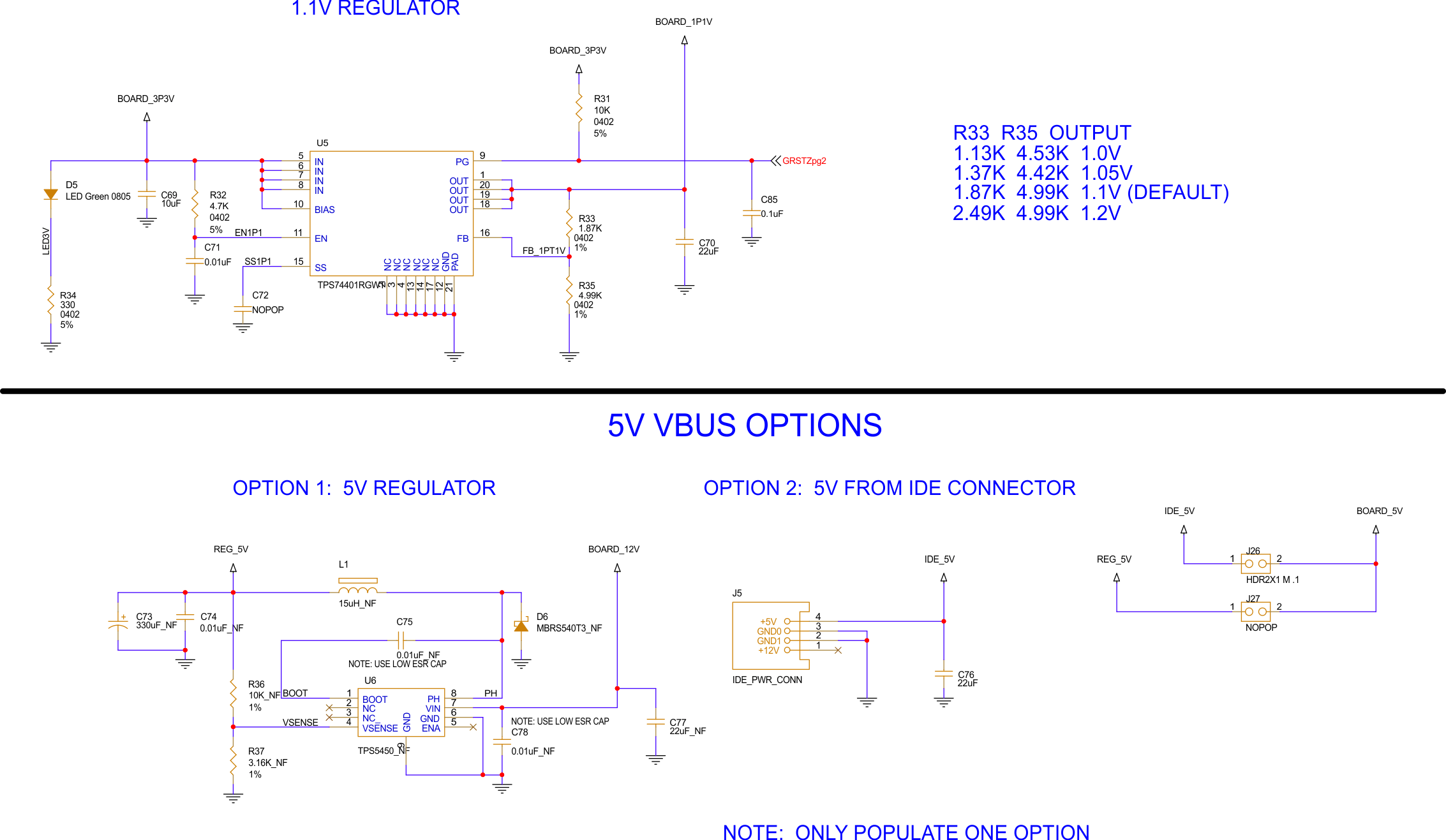 TUSB7340EVM TUSB7340EVM Schematic (Page 4)