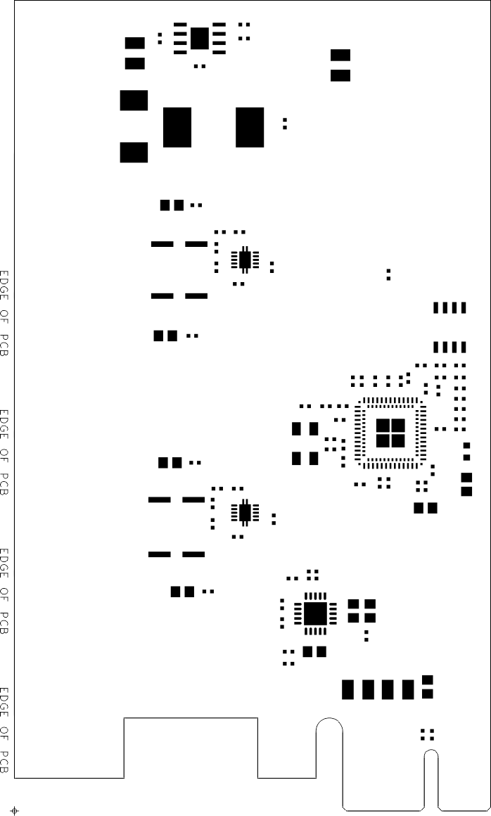 TUSB7340EVM Pastemask Top