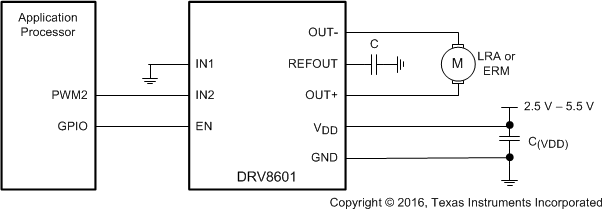 DRV8601 FBD_SLOS269.gif