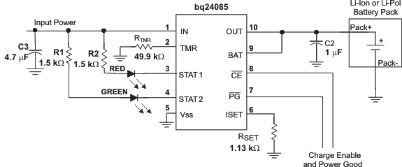 bq24085 bq24086 bq24087 bq24088 typ_app_lus784.gif