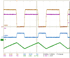 BQ24810 Converter in Continuous Conduction Mode During Hybrid Power Boost Mode