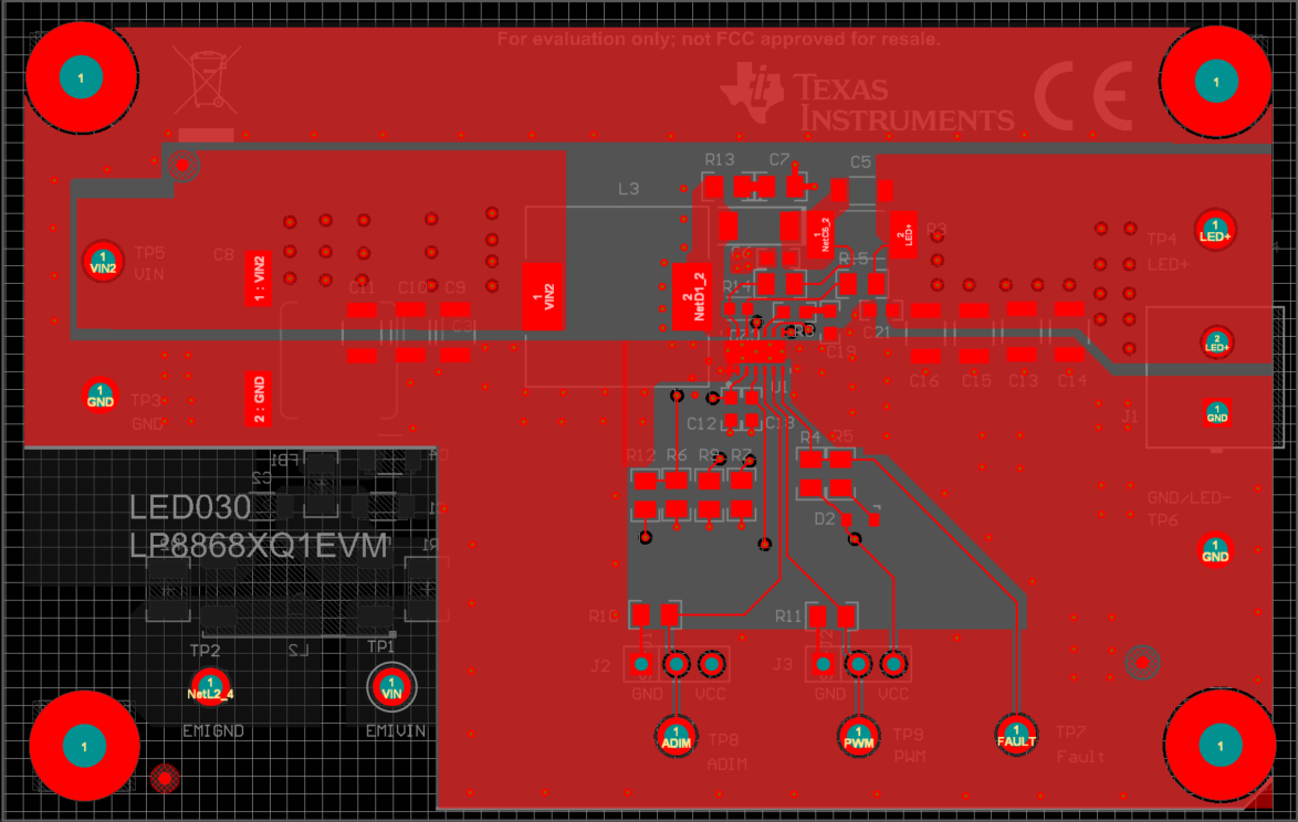 LP8868XQ1EVM  LP8868XQ1EVM Top
          Layer