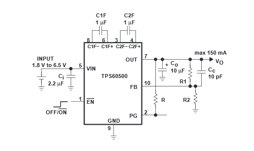 TPS60500 TPS60501 TPS60502 TPS60503 typapp2_1.png