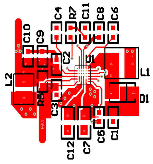 TPS65200 pcb_top_SLVSA48.gif