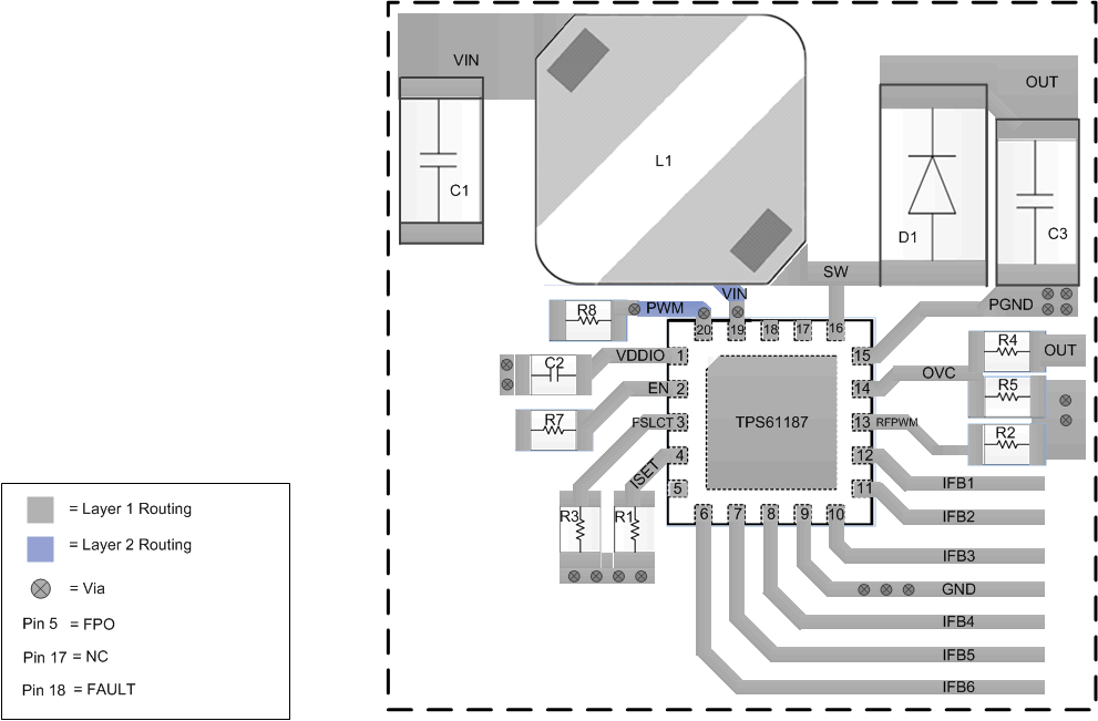 TPS61187 layout_slvsa85.gif