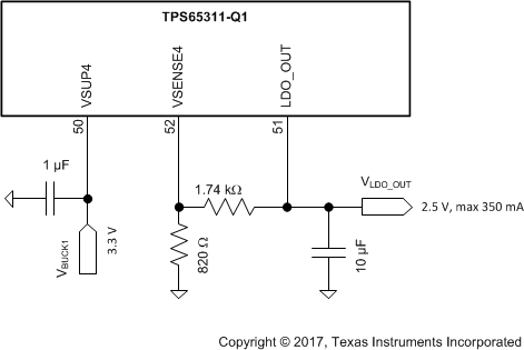 TPS65311-Q1 typ_app_ldo_slvsca6.gif