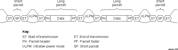 AM571x CSI2 Protocol Layer With Short and Long Packets