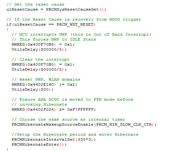  System Watchdog Recovery Sequence