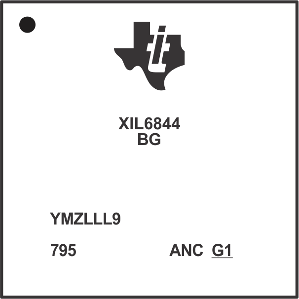 IWRL6844 Example of Device Part
          Markings