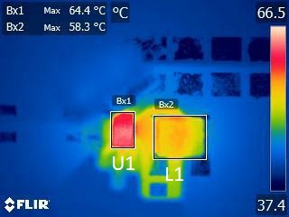 为 6A DSP 内核电压轨供电的 TPS62866 产生 40°C 的中度温升 GUID-20210305-CA0I-T3N5-HKZD-9BG8JKJWXJKW-low.jpg