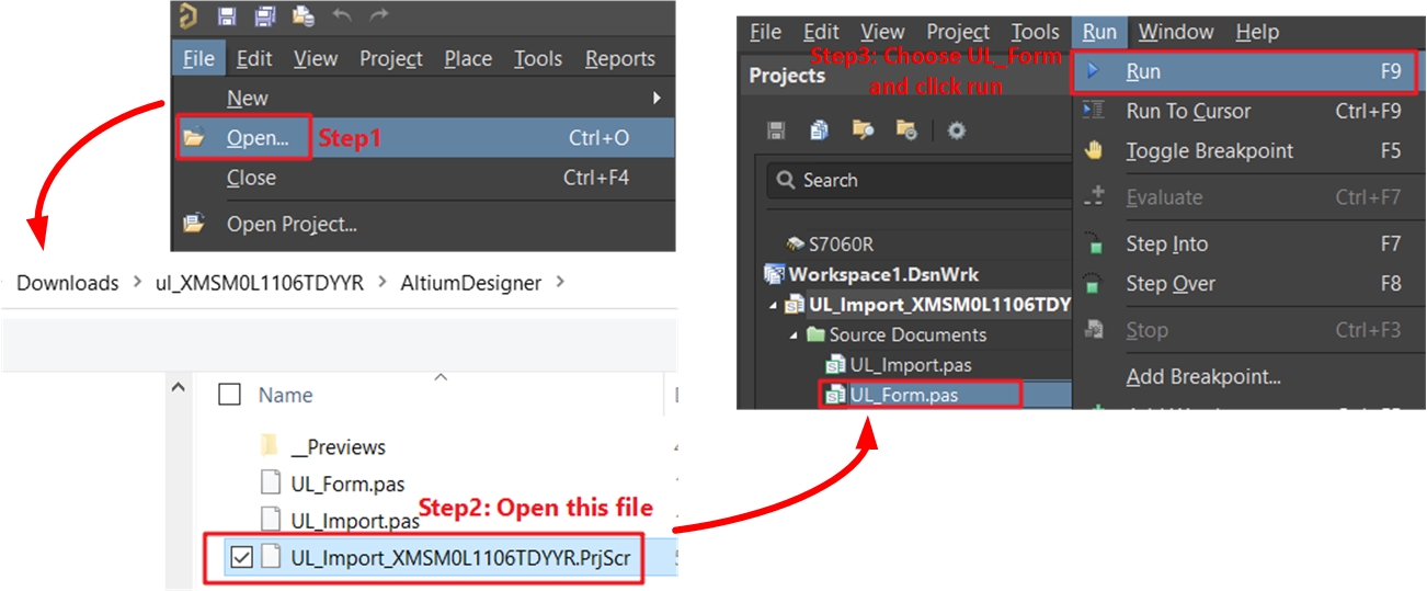 运行 Altium Designer 脚本