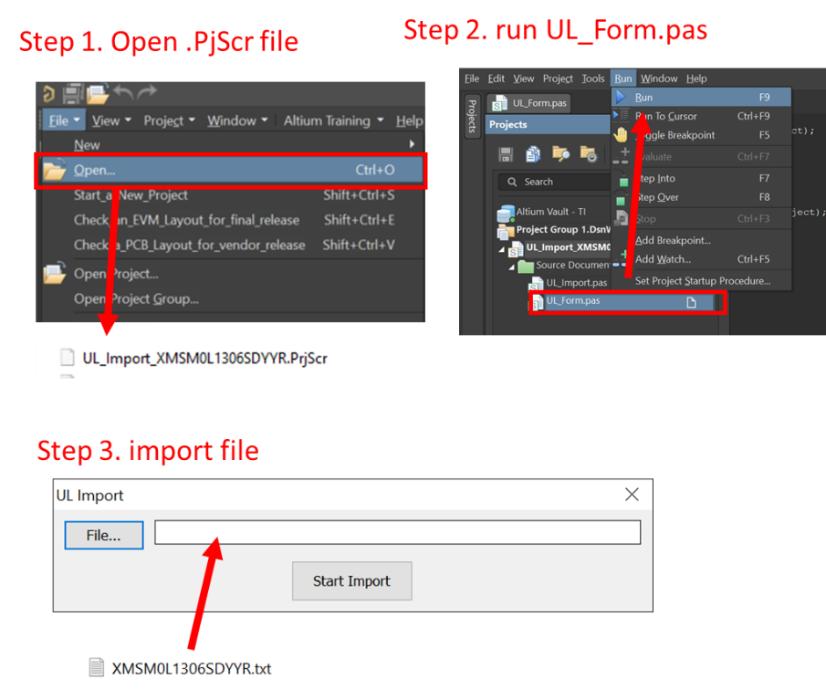  运行 Altium Designer 脚本