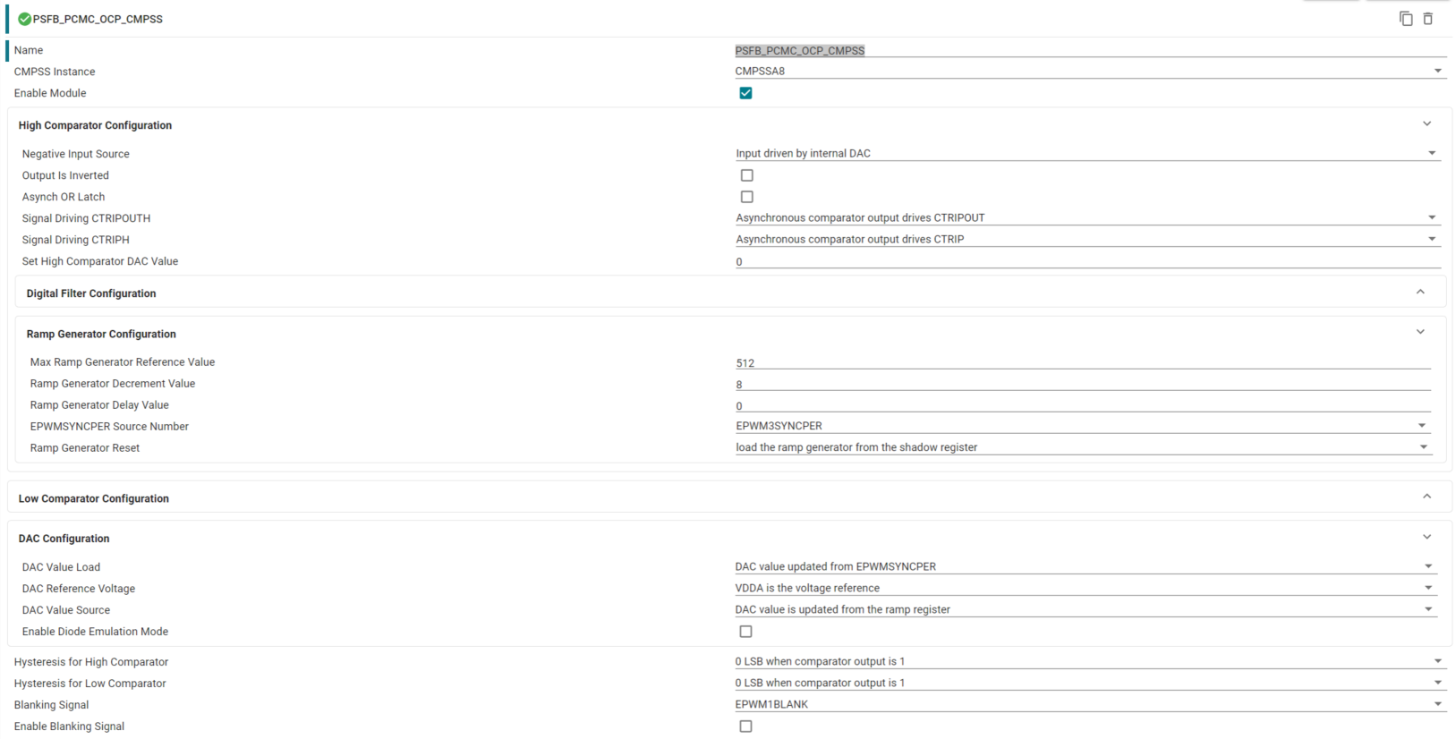 TIDM-02009 CMPSS 配置