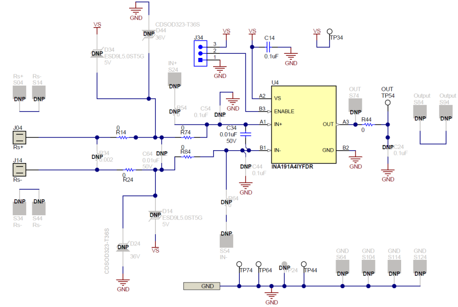  INA191A4EVM 原理图