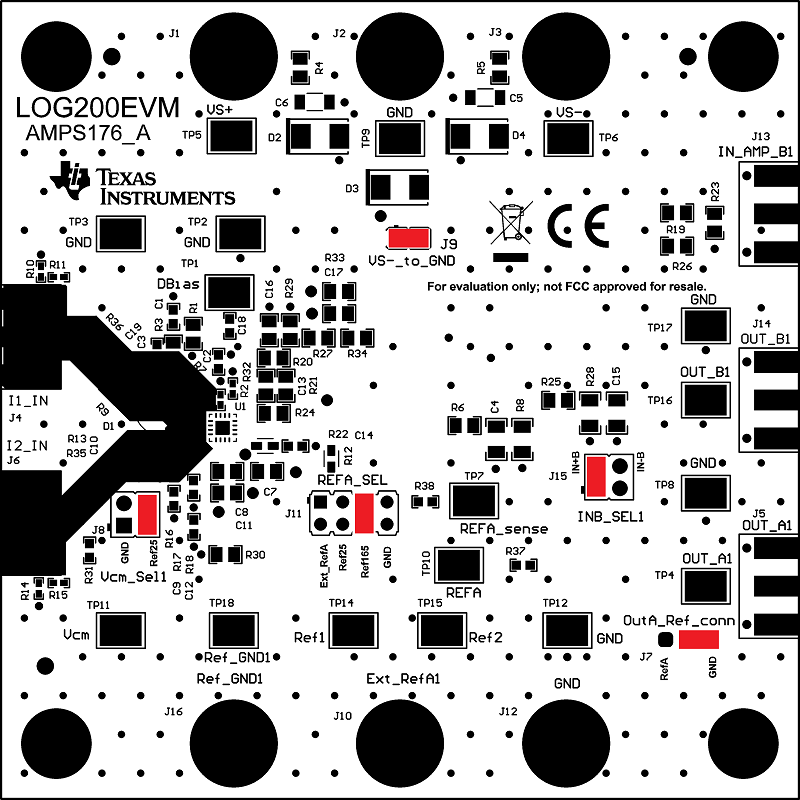  LOG200EVM 跳线设置