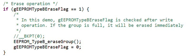 MSPM0L1306, MSPM0G3507, MSPM0C1104 EEPROM
                            仿真擦除