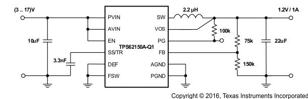 TPS62150A-Q1 TPS62152A-Q1 TPS62153A-Q1 SLVSCC3_app1.2V.gif