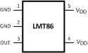 LMT86 LMT86-Q1 top_view_see_NS_package_number_MAA05A_nis169.gif