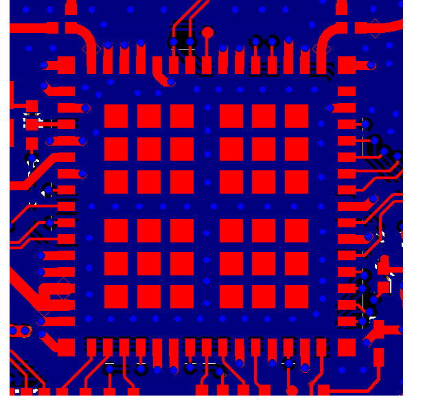 WL1807MOD WL1837MOD TI 模块布局：第 1 层