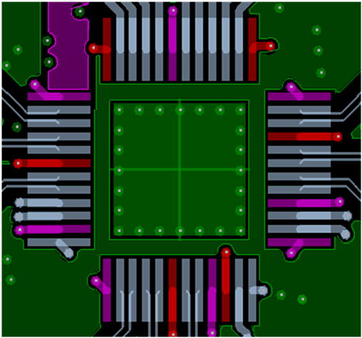 TUSB8020B thermal_pad_layout_sllsef7.gif