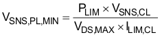 TPS24740 TPS24741 TPS24742 TPS24740 TPS24741 TPS24742 Eq05_Vsnsplmin_slvscv6.gif