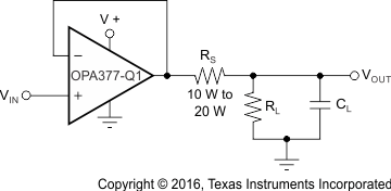 OPA377-Q1 OPA2377-Q1 OPA4377-Q1 ai_cap_load_drive_bos504.gif